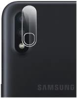 Защитное стекло на Samsung Galaxy A01/ M01 / Самсунг Галакси А01 Гибридное - пленка + стекловолокно на Камеру 2 шт. прозрачное Brozo Hybrid Glas