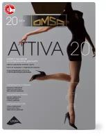 Колготки Omsa Attiva, 20 den, размер 2, коричневый