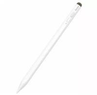 Стилус Baseus Smooth Writing Capacitive Stylus (Active + Passive version) White (Containing universal Type-C 3A 0.5m USB wire in white*1, Active tip*1, Passive tip cap*1) (ACSXB-C02)