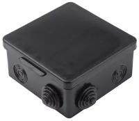 Коробка распределительная EKF IP54 100х100х50 мм чёрная