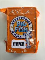 Жмых,макуха, кукурузный Big Fish,квадратный,для активной ловли рыб семейства карповых.аромат-кукуруза.Вес-417 гр