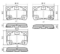 Колодки торм. для а/м Lexus GS (05-)/IS (05-) диск. зад. (PF 4109)