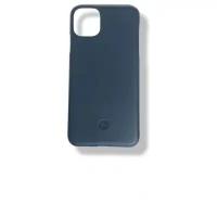 Кожаный чехол для телефона Apple iPhone 11 темно-синий CSC-11-KMAV