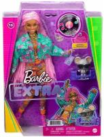 Кукла Barbie Экстра с розовыми косичками GXF09