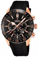 Наручные часы FESTINA Ceramics F20516/2, черный, розовый