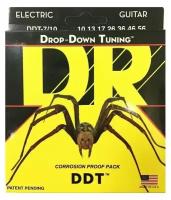 Струны для 7-ми струнной электрогитары DR DROP DOWN TUNING DDT7-10 - (10-13-17-26-36-46-56)