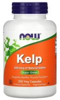 NOW Kelp (ламинария) 250 вег. капсул