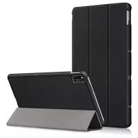 Чехол книжка для планшета Huawei MatePad 10.4 / Honor Pad V6, прочный пластик, трансформируется в подставку (черный)