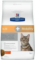 Сухой корм для кошек Hill's Prescription Diet K/D+Mobility при проблемах с почками, для поддержания здоровья почек и суставов, с курицей