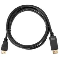 Aopen DisplayPort - HDMI (ACG608), 1.8 м, черный