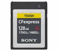 Карта памяти Sony CFexpress Type B 128 ГБ, R/W 1700/1480 МБ/с, серый