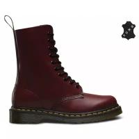 Кожаные ботинки Dr. Martens 1490 Smooth STANDARD 11857600 бордовые