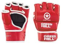 Перчатки Green hill COMBAT SAMBO MMR-0027CS для MMA S красный