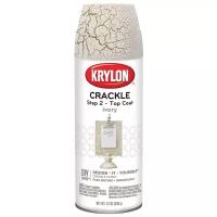 Краска Krylon с эффектом кракелюра Crackle, слоновая кость