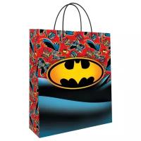 Пакет подарочный ND Play Batman красный большой, 220х310х100 мм 280578
