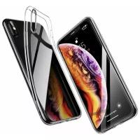 Ультратонкий защитный чехол для телефона Apple iPhone X, XS / Силиконовый чехол на Эпл Айфон Икс (10), Икс Эс ХС (Прозрачный)