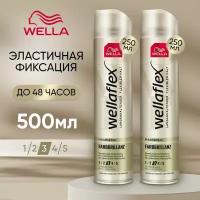 Wella Лак для укладки волос профессиональный объем и уход стайлинг 2штуки по 250