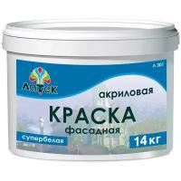 Краска воднодисперсионная, Оптимист, Латек Л301, фасадная, матовая, 14 кг