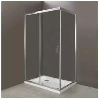 Уголок душевой BelBagno Uno 1200x800x1850 мм UNO-AH-1-120/80-C-Cr