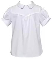Блузка школьная для девочки (Размер: 146), арт. 1S-124, цвет Белый