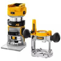 Аккумуляторный фрезер DeWALT DCW604N, без аккумулятора разноцветный