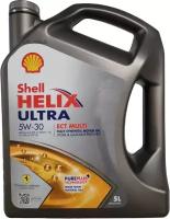 Моторное масло Shell Helix Ultra ECT Multi 5W30 синтетическое 5л