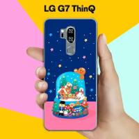 Силиконовый чехол на LG G7 ThinQ Новогодний подарок / для ЛДжи Джи 7 СинКу