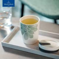 Стакан для кофе и чая с крышкой Coffee To Go Socculente Like. by Villeroy & Boch, 290 мл, Фарфор