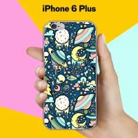 Силиконовый чехол на Apple iPhone 6 Plus Астронавт 20 / для Эпл Айфон 6 Плюс