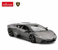 Машина металлическая 1:24 scale Lamborghini REVENTON, цвет серый, двери и багажник открываются 34800GR