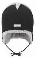 Зимняя шапка Reima,518100-999 Dusk black для мальчика, черного цвета, размер 50