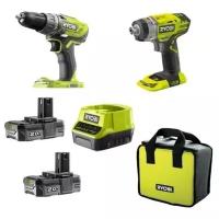 Набор аккумуляторного электроинструмента RYOBI R18DDID-220S