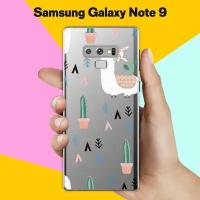 Силиконовый чехол на Samsung Galaxy Note 9 Лама / для Самсунг Галакси Ноут 9