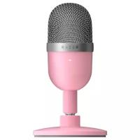 Микрофон проводной Razer Seiren Mini, комплектация: микрофонный капсюль, разъем: mini jack 3.5 mm, розовый