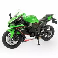 Мотоцикл WELLY 1:12 Kawasaki Ninja ZX-10R зеленый