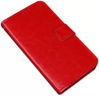 Чехол-книжка Чехол. ру для Philips S395 с мульти-подставкой застёжкой и визитницей красный