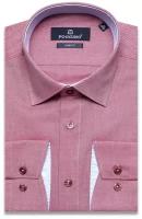 Рубашка Poggino 5007-37 цвет бледно-бордовый