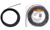 Нейлоновая кабельная протяжка НКП диаметр 4мм длина 20м с наконечниками (черная) TDM Артикул SQ0590-0024