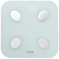 Весы электронные MGB Body fat scale Glass Edition MGB F19 BW White