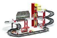 Bburago Игровой набор Ferrari Racing Garage, 18-30197, красный/серый/желтый/черный