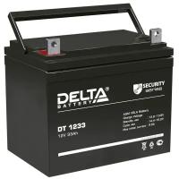 Аккумулятор для ИБП Delta DT 1233 12V AGM (33 Ач) для источника бесперебойного питания