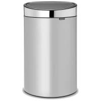 Бак Brabantia Touch Bin New, 40 л metallic grey/polished cover 5.59 кг 72.7 см 30.2 см 40 л 43.5 см