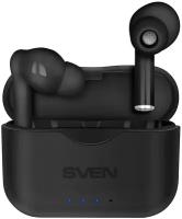 Наушники Sven E-702BT беспроводные, вкладыши, с микрофоном, TWS, Bluetooth, чёрный