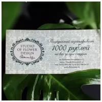 Подарочный сертификат – 1000 ₽