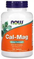 Таблетки NOW Cal-Mag Stress Formula