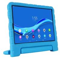 Чехол-бампер MyPads для Lenovo Tab M10 + Plus TB-X606F/M противоударный усиленный ударопрочный синий