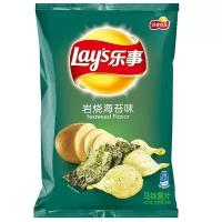 Картофельные чипсы Lay's Seaweed Flavor со вкусом морских водорослей нори (Китай), 70 г