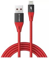 Кабель BlitzWolf BW-MF10 Pro MFi Certified Lighting to USB Cable 1.8m Red