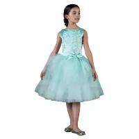 Платье для девочки Болеро, цвет мятный, размер 128