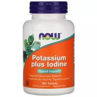 Таблетки NOW Potassium Plus Iodine